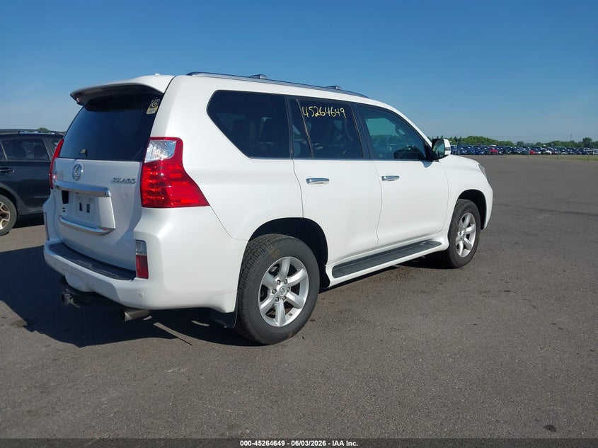 2010 Lexus Gx 460 VIN JTJBM7FX1A5016509 IAAI salvage auction — HAIL, Salvage (Minnesota), sold $8,500 on 2026-07-20 (photo 4)