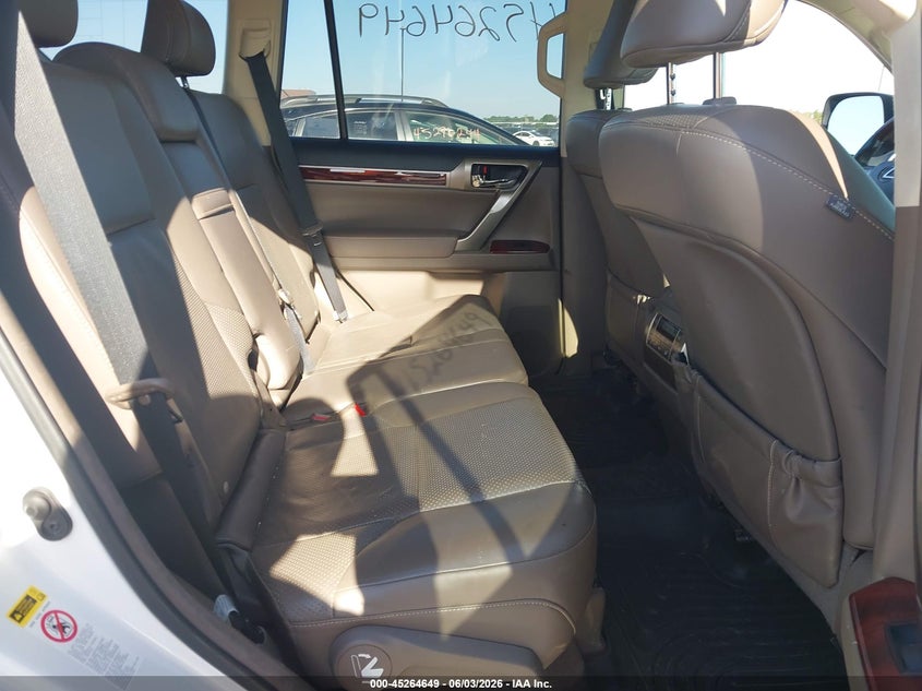 2010 Lexus Gx 460 VIN JTJBM7FX1A5016509 IAAI salvage auction — HAIL, Salvage (Minnesota), sold $8,500 on 2026-07-20 (photo 8)