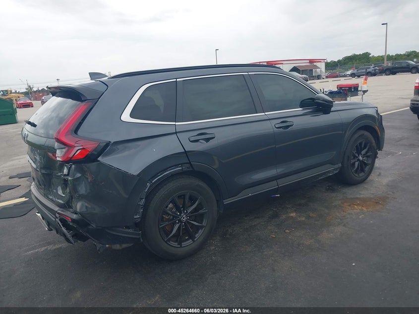 2024 Honda Cr-v VIN 7FARS5H57RE018304 IAAI salvage auction — REAR END, Salvage Title, sold $9,800 on 2026-07-30 (photo 4)