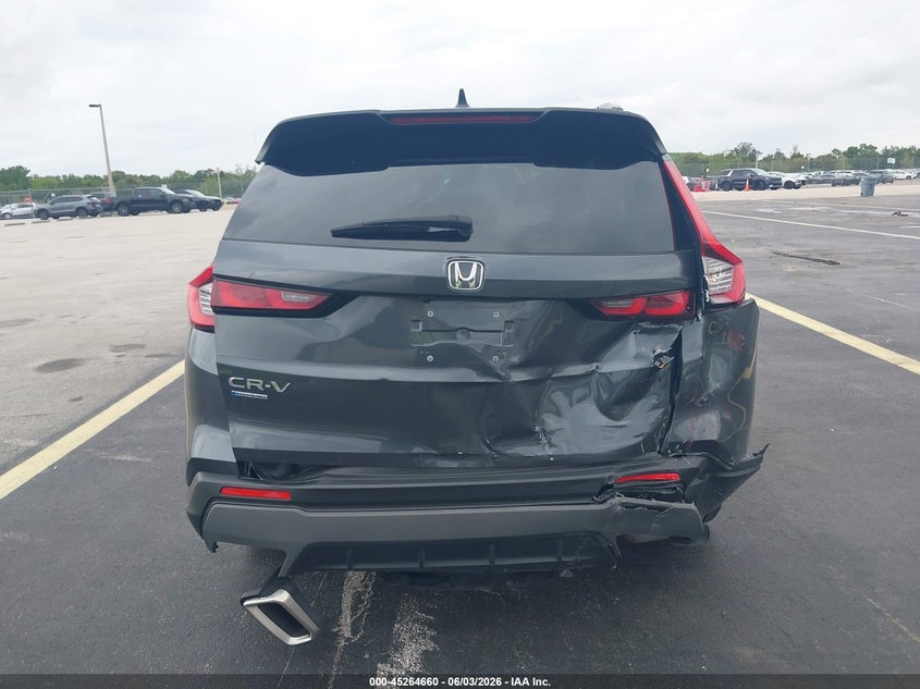 2024 Honda Cr-v VIN 7FARS5H57RE018304 IAAI salvage auction — REAR END, Salvage Title, sold $9,800 on 2026-07-30 (photo 6)