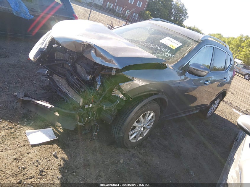 2018 Nissan Rogue VIN KNMAT2MV5JP609624 IAAI salvage auction — FRONT END, Salvage Title, sold $25 on 2026-07-28 (photo 2)