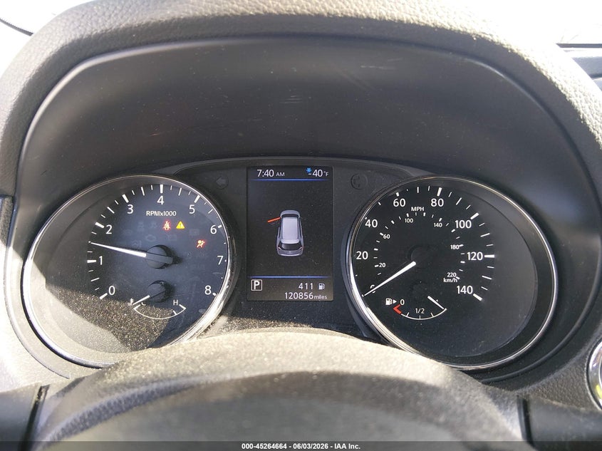 2018 Nissan Rogue VIN KNMAT2MV5JP609624 IAAI salvage auction — FRONT END, Salvage Title, sold $25 on 2026-07-28 (photo 7)