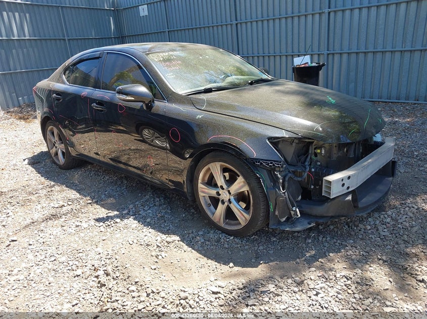 2011 Lexus Is VIN JTHBF5C23B5136936 IAAI salvage auction — FRONT END, Salvage (New Jersey), sold $925 on 2026-09-07 (photo 1)