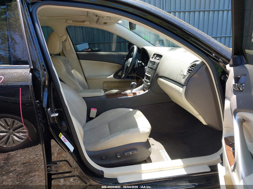 2011 Lexus Is VIN JTHBF5C23B5136936 IAAI salvage auction — FRONT END, Salvage (New Jersey), sold $925 on 2026-09-07 (photo 5)