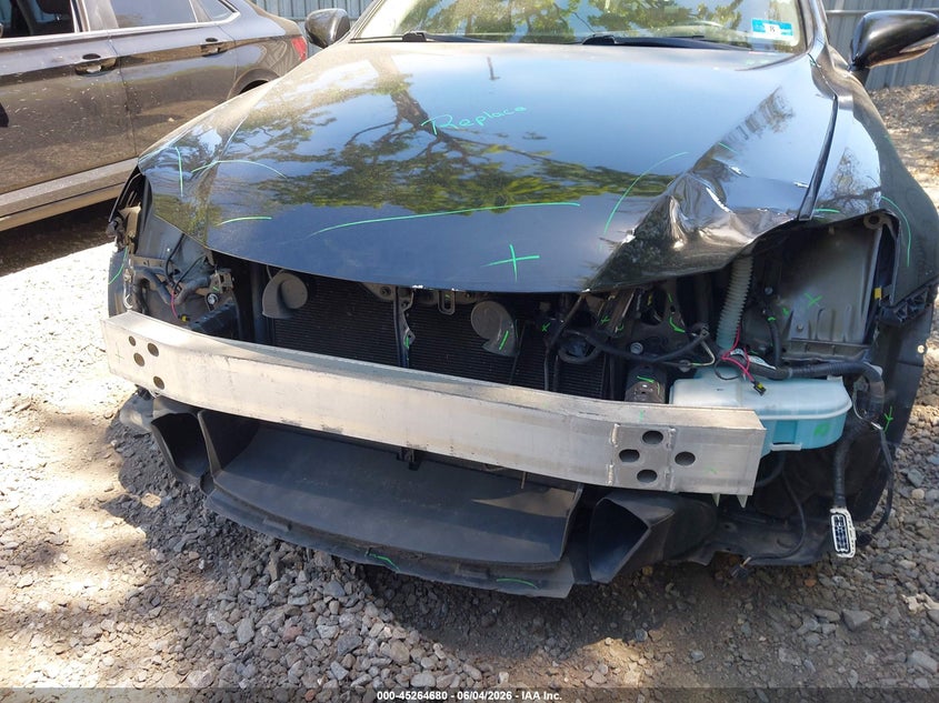 2011 Lexus Is VIN JTHBF5C23B5136936 IAAI salvage auction — FRONT END, Salvage (New Jersey), sold $925 on 2026-09-07 (photo 6)