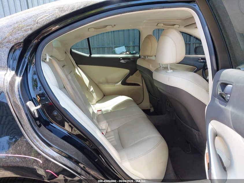 2011 Lexus Is VIN JTHBF5C23B5136936 IAAI salvage auction — FRONT END, Salvage (New Jersey), sold $925 on 2026-09-07 (photo 8)