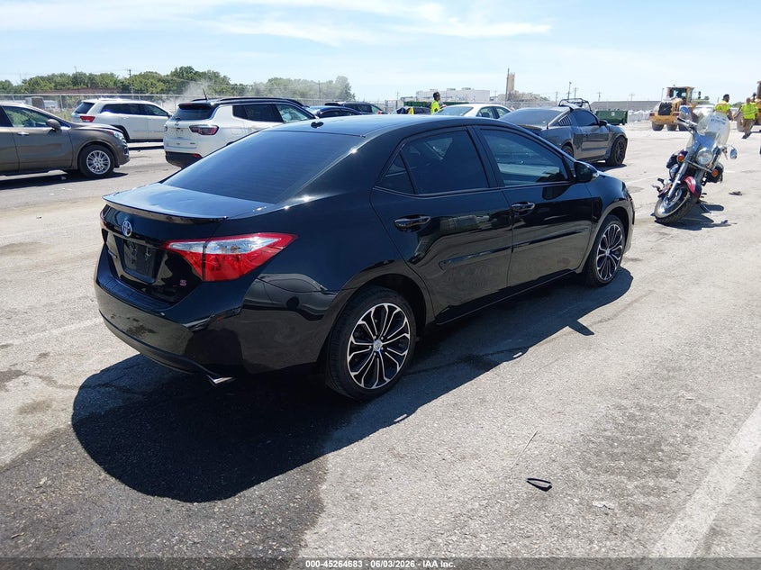 2014 Toyota Corolla VIN 5YFBURHE1EP115785 IAAI salvage auction — HAIL, Salvage Title, sold $3,250 on 2026-07-14 (photo 2)