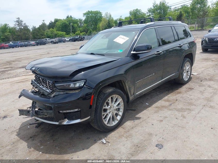 2021 Jeep VIN 1C4RJKET8M8143725 IAAI salvage auction — FRONT END, Salvage (Virginia), sold $8,600 on 2026-07-31 (photo 2)