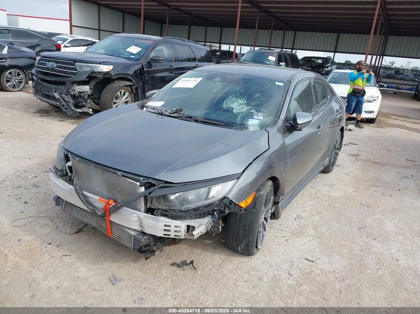 2021 Honda Civic VIN SHHFK7H4XMU212026 IAAI salvage auction — FRONT END, Salvage Title, sold $4,400 on 2026-07-14 (photo 2)