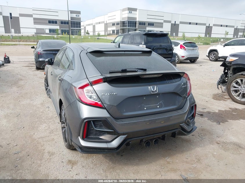 2021 Honda Civic VIN SHHFK7H4XMU212026 IAAI salvage auction — FRONT END, Salvage Title, sold $4,400 on 2026-07-14 (photo 3)