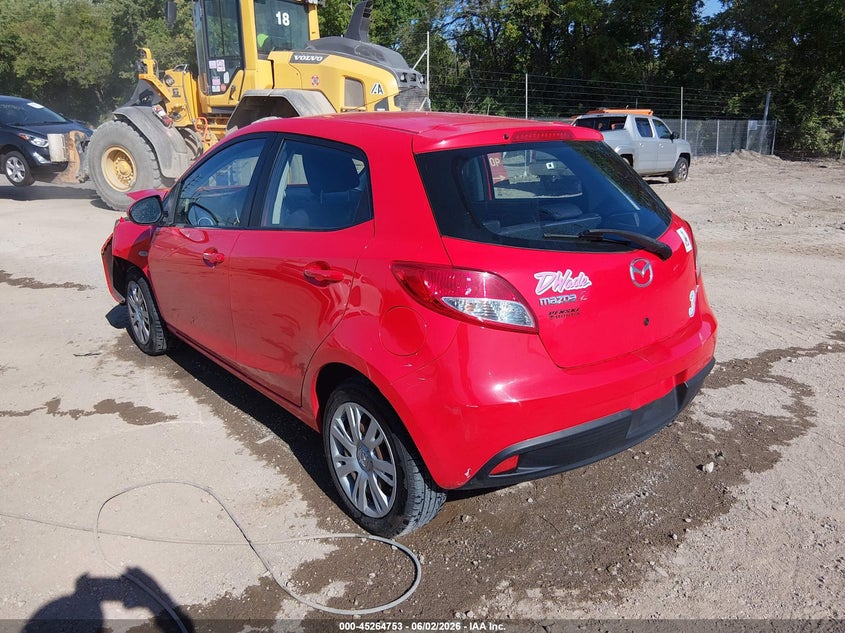 2013 Mazda 2 VIN JM1DE1KY4D0164465 IAAI salvage auction — FRONT END, Salvage Title, sold $375 on 2026-07-15 (photo 3)