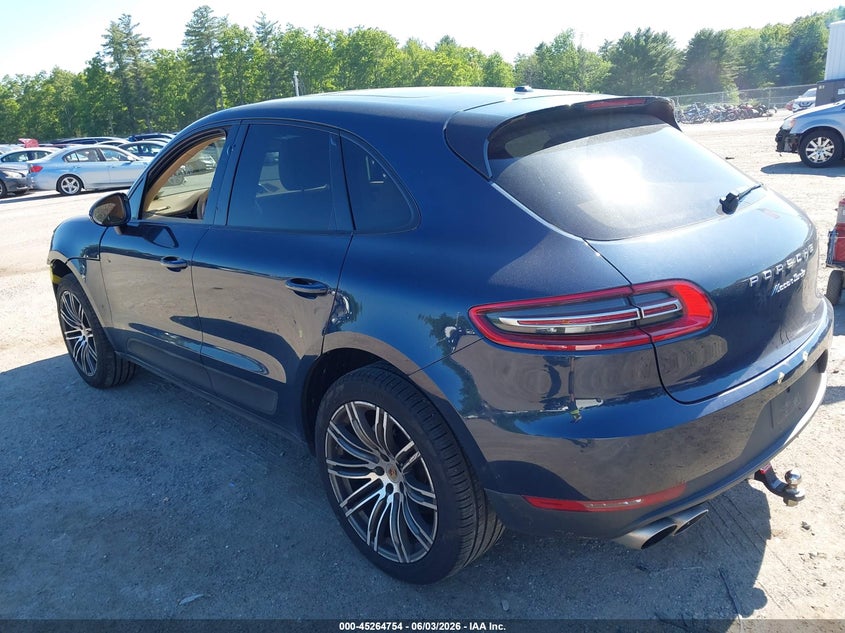 2015 Porsche Macan VIN WP1AB2A51FLB55179 IAAI salvage auction — LEFT FRONT, Salvage (Massachusetts), sold $3,100 on 2026-08-07 (photo 3)