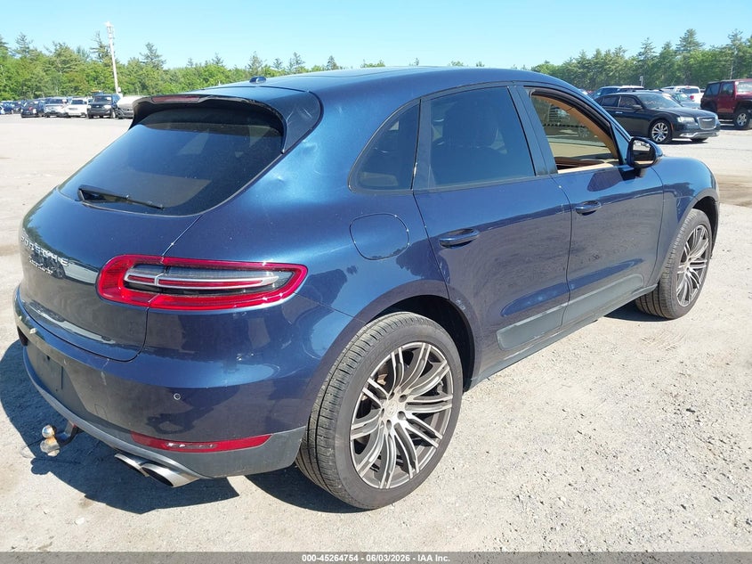 2015 Porsche Macan VIN WP1AB2A51FLB55179 IAAI salvage auction — LEFT FRONT, Salvage (Massachusetts), sold $3,100 on 2026-08-07 (photo 4)