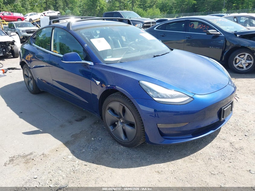 2019 Tesla Model 3 VIN 5YJ3E1EB8KF497561 IAAI salvage auction — REAR END, Salvage Title, sold $4,050 on 2026-07-16 (photo 1)