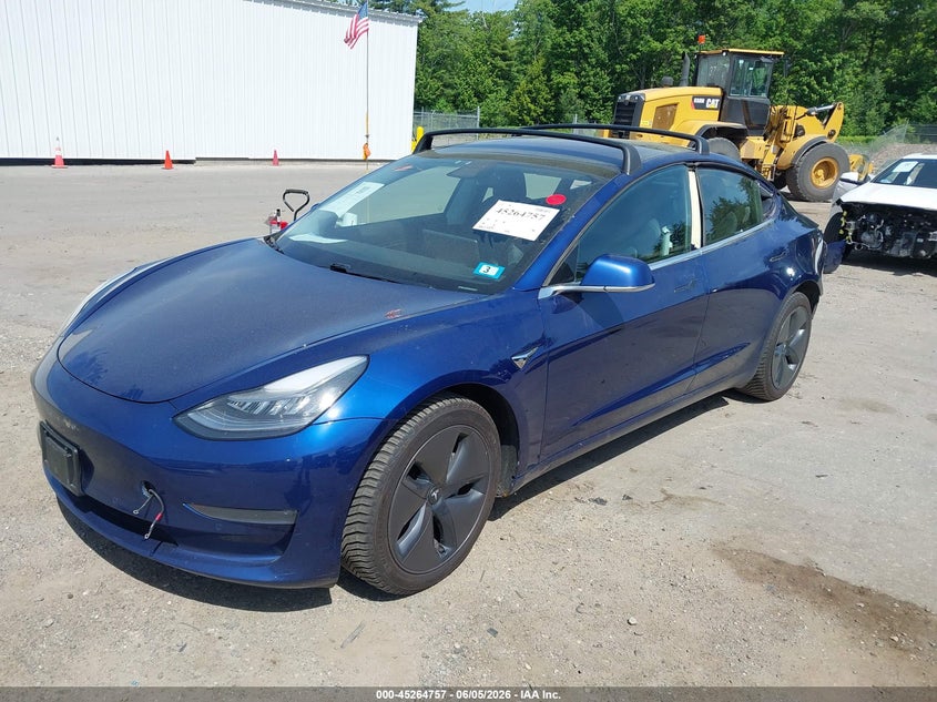 2019 Tesla Model 3 VIN 5YJ3E1EB8KF497561 IAAI salvage auction — REAR END, Salvage Title, sold $4,050 on 2026-07-16 (photo 2)