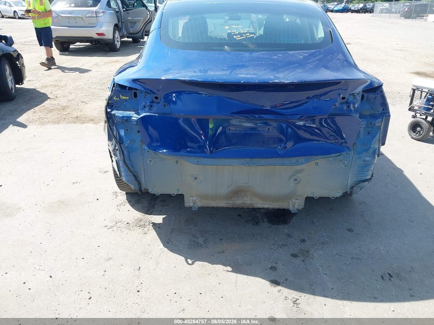 2019 Tesla Model 3 VIN 5YJ3E1EB8KF497561 IAAI salvage auction — REAR END, Salvage Title, sold $4,050 on 2026-07-16 (photo 6)