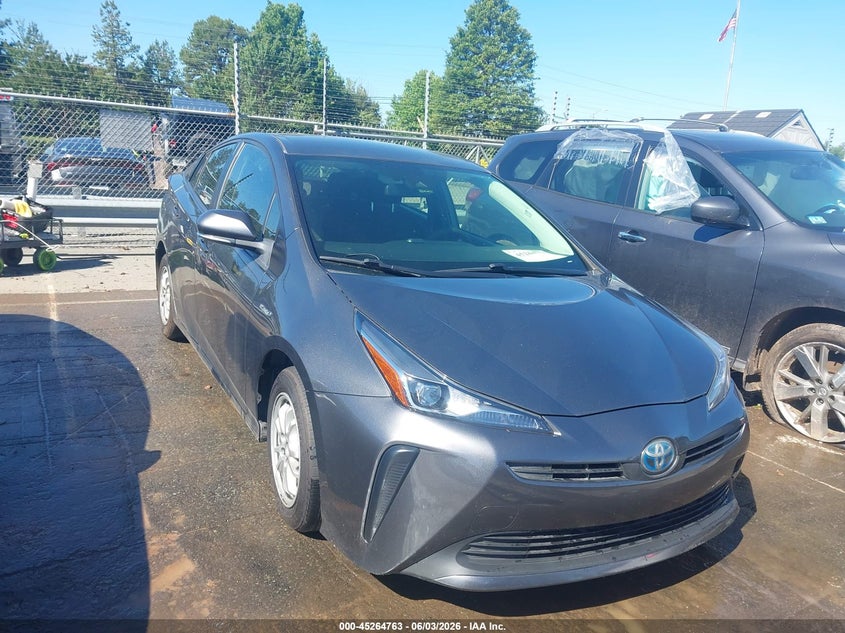 2020 Toyota Prius VIN JTDKARFU3L3119054 IAAI salvage auction — SIDE, Salvage Title, sold $1,800 on 2026-07-16 (photo 1)