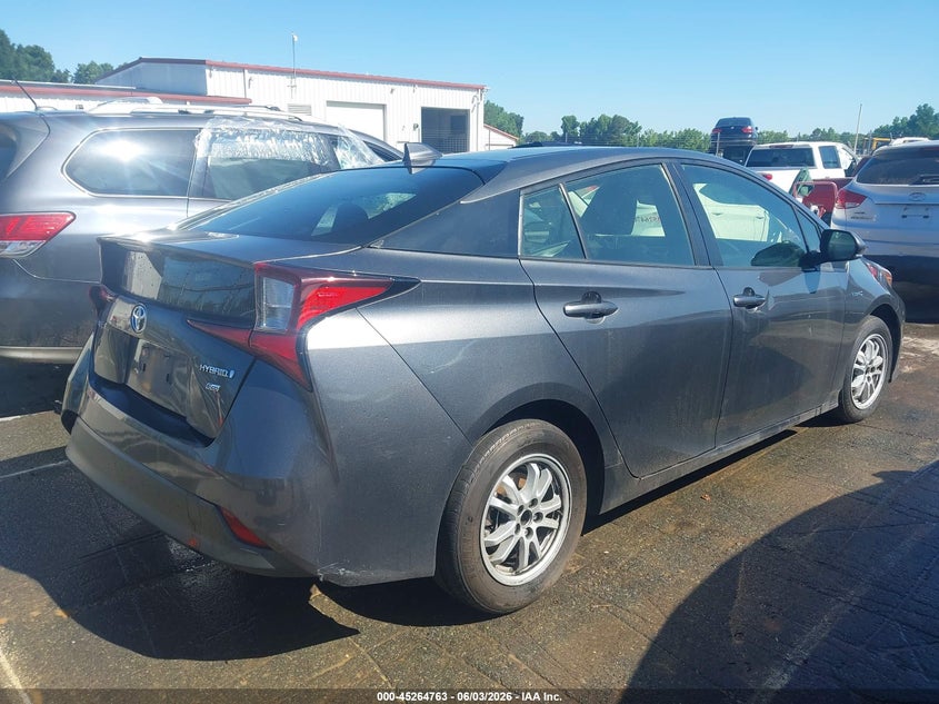 2020 Toyota Prius VIN JTDKARFU3L3119054 IAAI salvage auction — SIDE, Salvage Title, sold $1,800 on 2026-07-16 (photo 4)
