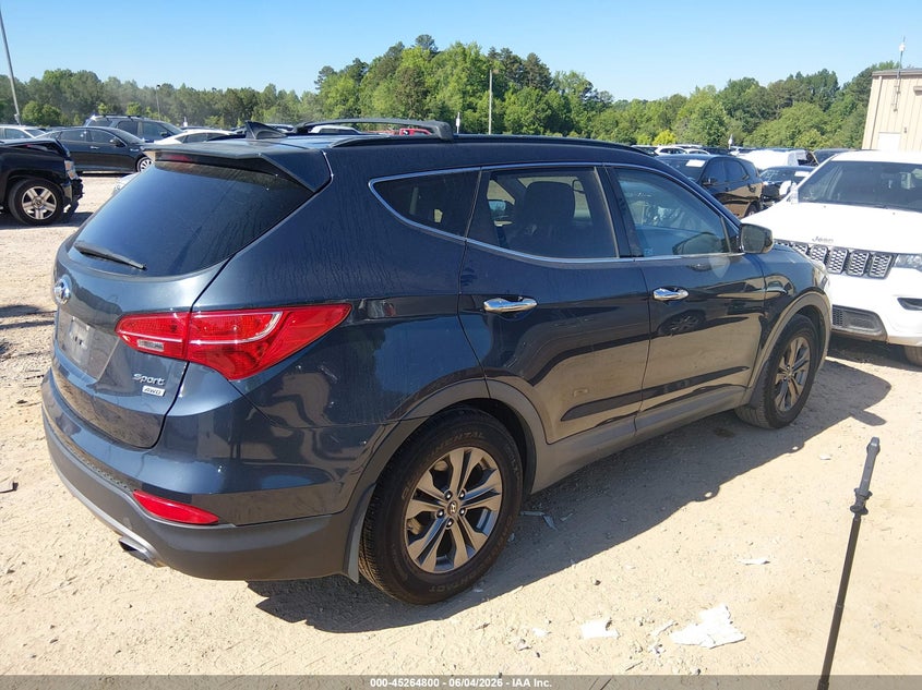 2014 Hyundai Santa fe VIN 5XYZUDLB6EG156061 IAAI salvage auction — LEFT SIDE, Salvage (North Carolina), sold $1,900 on 2026-07-27 (photo 4)