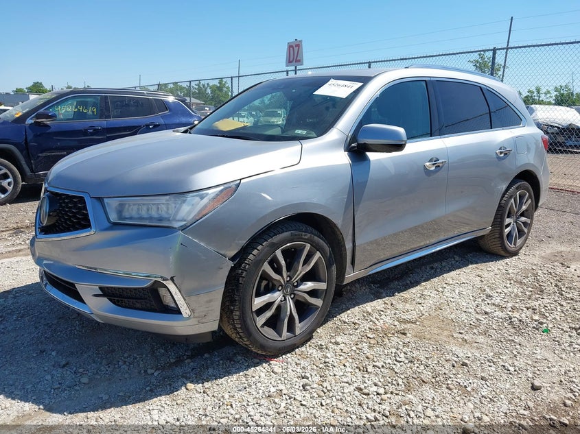 2020 Acura Mdx VIN 5J8YD3H83LL000226 IAAI salvage auction — SIDE, Salvage Title, sold $8,225 on 2026-07-09 (photo 2)