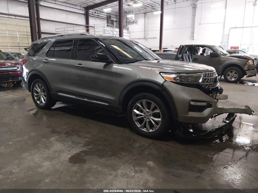 2020 Ford Explorer VIN 1FMSK8FH8LGA92447 IAAI salvage auction — FRONT END, Salvage Title, sold $4,900 on 2026-07-24 (photo 1)