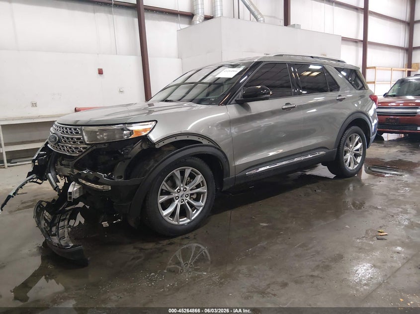 2020 Ford Explorer VIN 1FMSK8FH8LGA92447 IAAI salvage auction — FRONT END, Salvage Title, sold $4,900 on 2026-07-24 (photo 2)