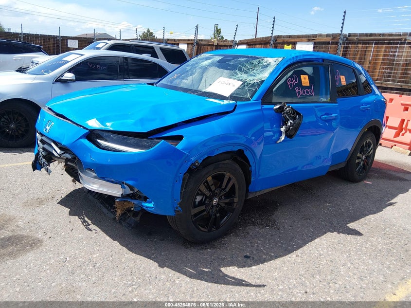 2026 Honda Hr-v VIN 3CZRZ2H54TM713827 IAAI salvage auction — FRONT END, Salvage Title, sold $4,150 on 2026-07-31 (photo 2)