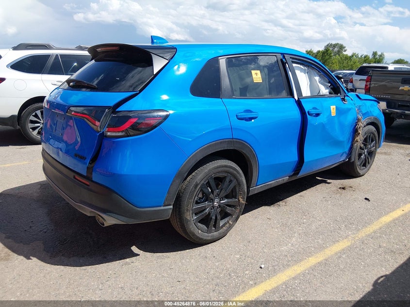 2026 Honda Hr-v VIN 3CZRZ2H54TM713827 IAAI salvage auction — FRONT END, Salvage Title, sold $4,150 on 2026-07-31 (photo 4)