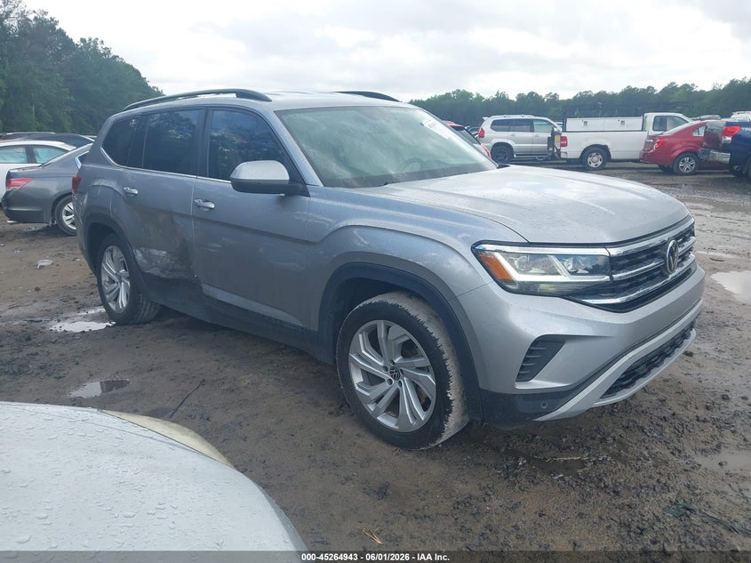 2023 Volkswagen Atlas VIN 1V2WR2CA9PC514937 IAAI salvage auction — RIGHT SIDE, Salvage Title, sold $7,850 on 2026-08-21 (photo 1)