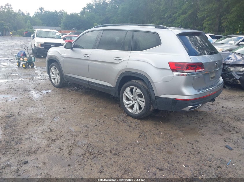 2023 Volkswagen Atlas VIN 1V2WR2CA9PC514937 IAAI salvage auction — RIGHT SIDE, Salvage Title, sold $7,850 on 2026-08-21 (photo 3)