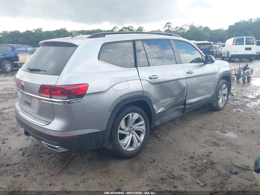 2023 Volkswagen Atlas VIN 1V2WR2CA9PC514937 IAAI salvage auction — RIGHT SIDE, Salvage Title, sold $7,850 on 2026-08-21 (photo 4)