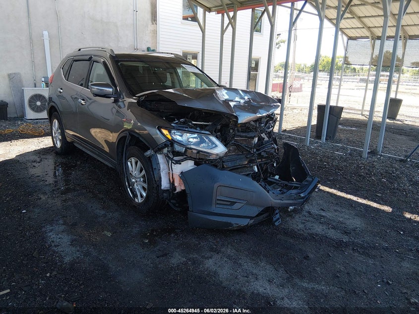 2017 Nissan Rogue VIN KNMAT2MV6HP563893 IAAI salvage auction — FRONT END, Salvage Title, sold $550 on 2026-07-06 (photo 1)