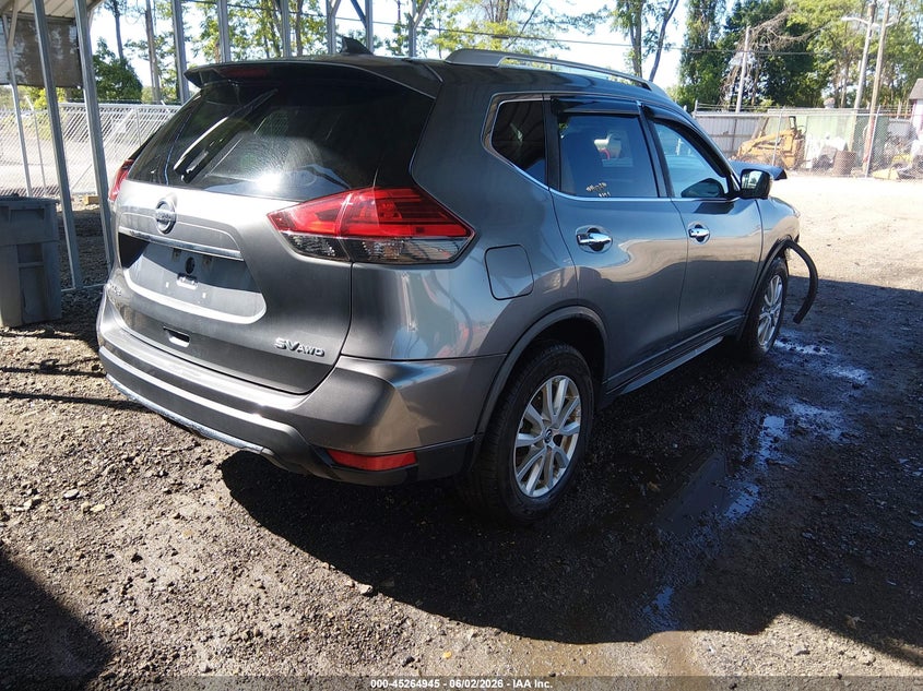 2017 Nissan Rogue VIN KNMAT2MV6HP563893 IAAI salvage auction — FRONT END, Salvage Title, sold $550 on 2026-07-06 (photo 4)