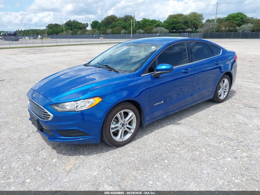 2018 Ford Fusion VIN 3FA6P0LU4JR235710 IAAI salvage auction — NORMAL WEAR, Sf97 (Florida), sold $9,100 on 2026-07-16 (photo 2)