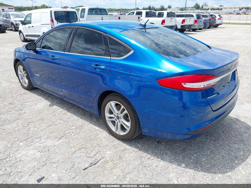 2018 Ford Fusion VIN 3FA6P0LU4JR235710 IAAI salvage auction — NORMAL WEAR, Sf97 (Florida), sold $9,100 on 2026-07-16 (photo 3)