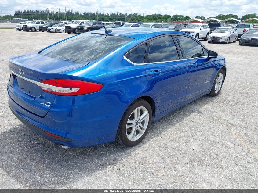 2018 Ford Fusion VIN 3FA6P0LU4JR235710 IAAI salvage auction — NORMAL WEAR, Sf97 (Florida), sold $9,100 on 2026-07-16 (photo 4)