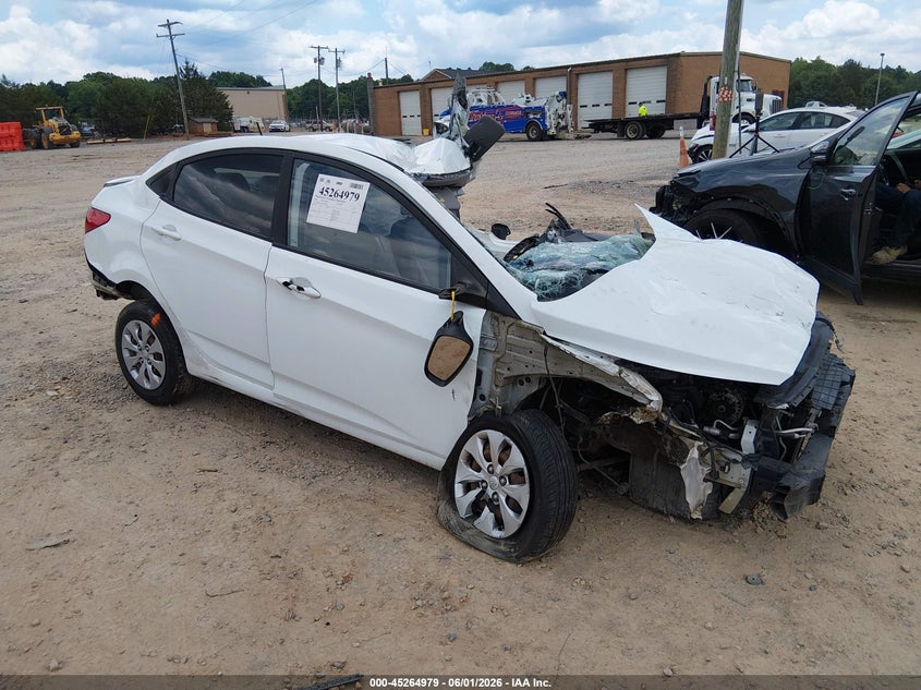 2016 Hyundai Accent VIN KMHCT4AE0GU969236 IAAI salvage auction — SIDE, Salvage Title, sold $350 on 2026-07-20 (photo 1)