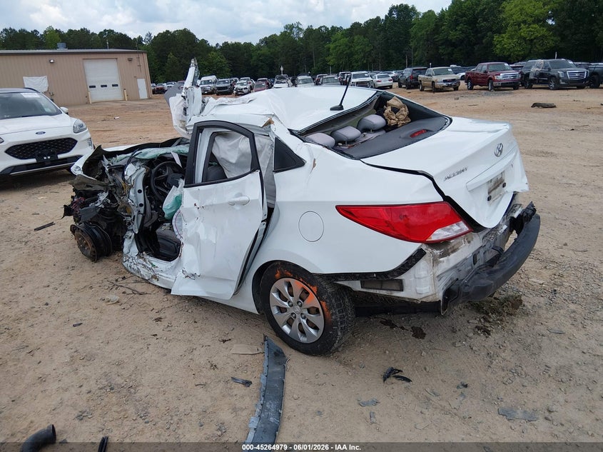 2016 Hyundai Accent VIN KMHCT4AE0GU969236 IAAI salvage auction — SIDE, Salvage Title, sold $350 on 2026-07-20 (photo 3)