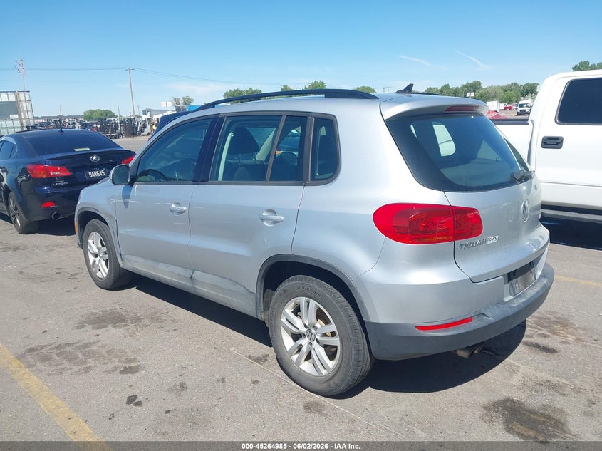 2017 Volkswagen Tiguan VIN WVGBV7AX5HK026815 IAAI salvage auction — LEFT & RIGHT, Salvage Title, sold $3,250 on 2026-07-23 (photo 3)