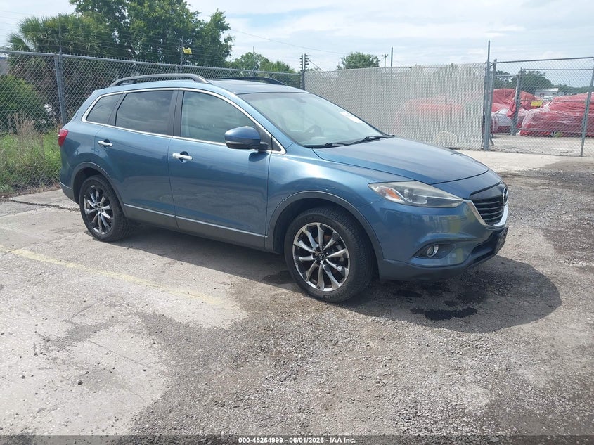 2014 Mazda Cx-9 VIN JM3TB3DV1E0438507 IAAI salvage auction — ENGINE DAMAGE, Salvage Title, sold $425 on 2026-07-15 (photo 1)