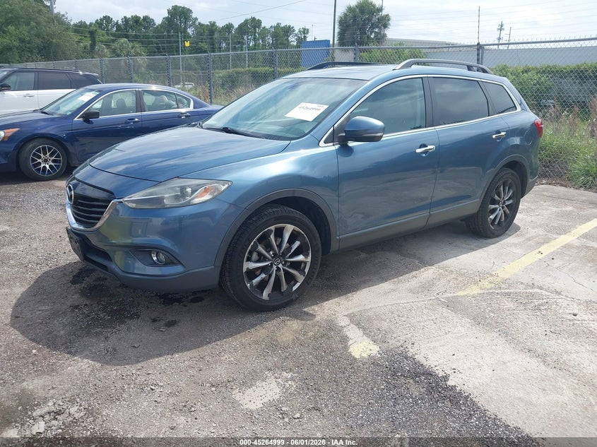 2014 Mazda Cx-9 VIN JM3TB3DV1E0438507 IAAI salvage auction — ENGINE DAMAGE, Salvage Title, sold $425 on 2026-07-15 (photo 2)