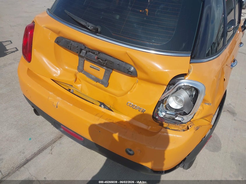 2016 Mini Hard top VIN WMWXU1C51G2D08308 IAAI salvage auction — REAR END, Original (Texas), sold $1,250 on 2026-07-10 (photo 6)