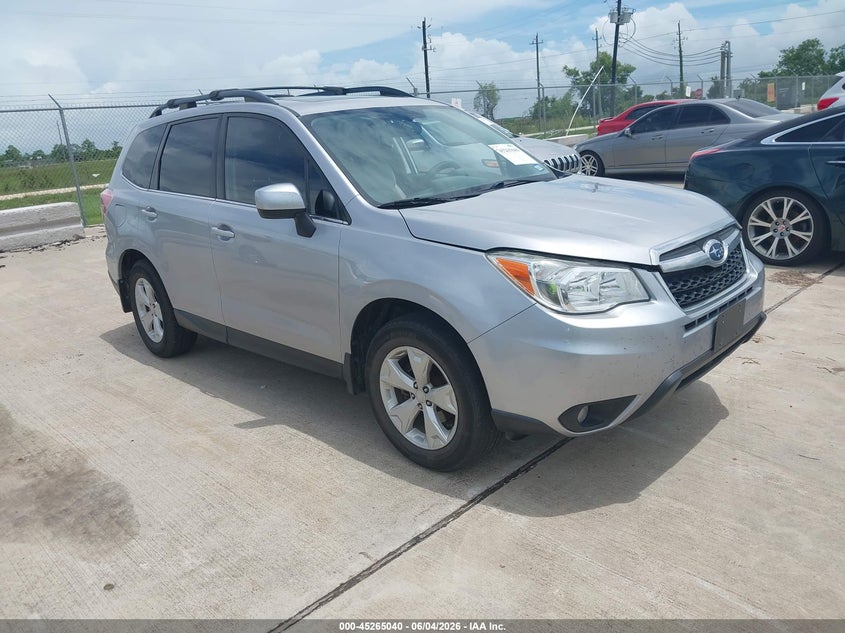 2016 Subaru Forester VIN JF2SJAHCXGH510914 IAAI salvage auction — HAIL, Salvage Title, sold $4,075 on 2026-07-10 (photo 1)