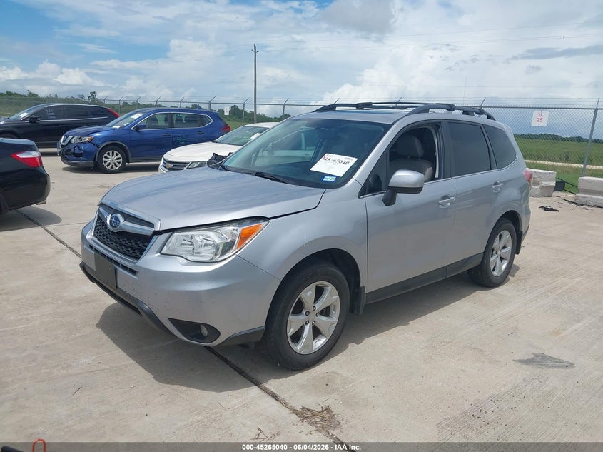 2016 Subaru Forester VIN JF2SJAHCXGH510914 IAAI salvage auction — HAIL, Salvage Title, sold $4,075 on 2026-07-10 (photo 2)