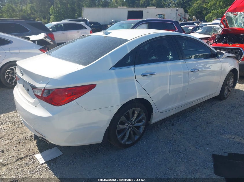 2012 Hyundai Sonata VIN 5NPEC4AC3CH355216 IAAI salvage auction — FRONT END, Salvage Title, sold $375 on 2026-07-14 (photo 4)