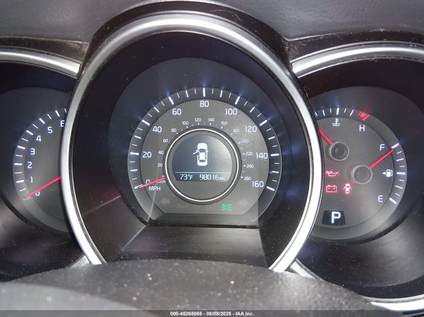 2015 Kia Optima VIN 5XXGM4A76FG487072 IAAI salvage auction — FRONT END, Salvage Title, sold $1,150 on 2026-07-22 (photo 7)