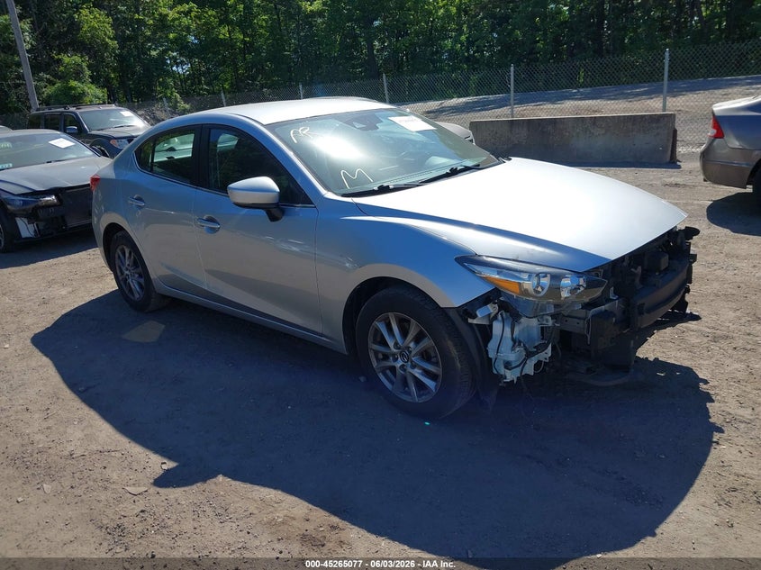 2018 Mazda 3 VIN 3MZBN1U76JM247834 IAAI salvage auction — FRONT END, Salvage Title, sold $2,450 on 2026-07-25 (photo 1)