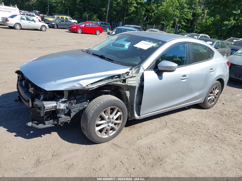 2018 Mazda 3 VIN 3MZBN1U76JM247834 IAAI salvage auction — FRONT END, Salvage Title, sold $2,450 on 2026-07-25 (photo 2)