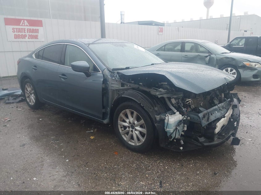 2017 Mazda 6 VIN JM1GL1U59H1134254 IAAI salvage auction — FRONT END, Salvage Title, sold $725 on 2026-07-23 (photo 1)