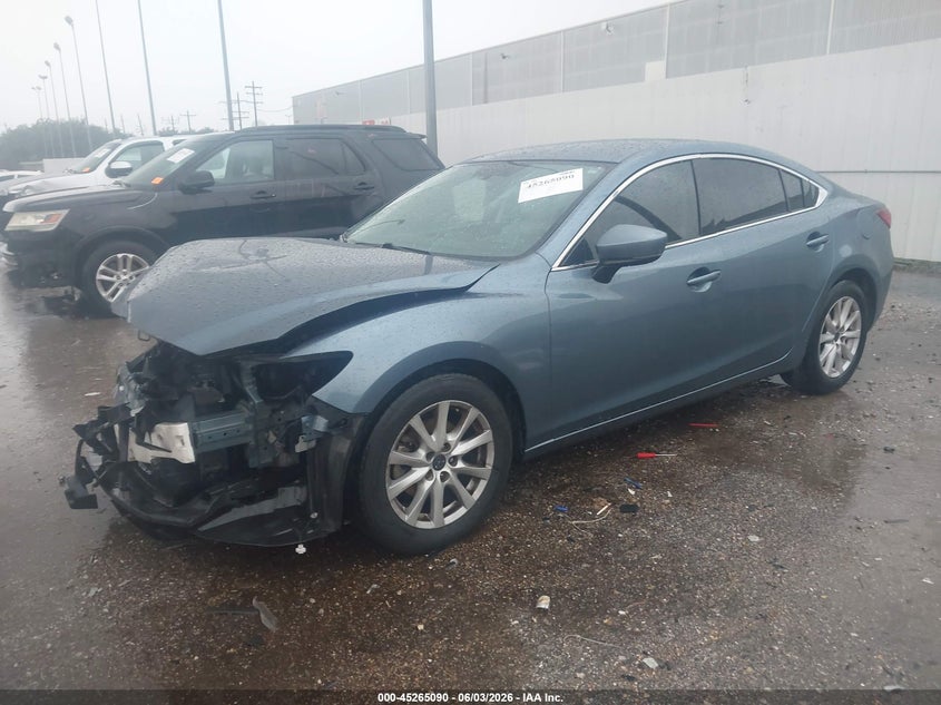 2017 Mazda 6 VIN JM1GL1U59H1134254 IAAI salvage auction — FRONT END, Salvage Title, sold $725 on 2026-07-23 (photo 2)